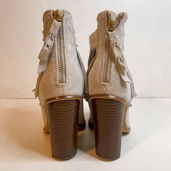 Cynthia Vincent Native Fringe Western Ankle Booties Size 7 - Picture 5 of 11